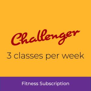 Challenger fitness subscription - 3 classes per week