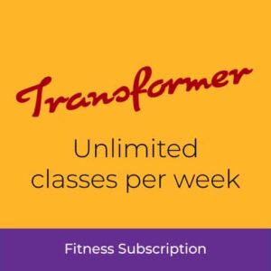 Transformer fitness subscription - unlimited classes per week
